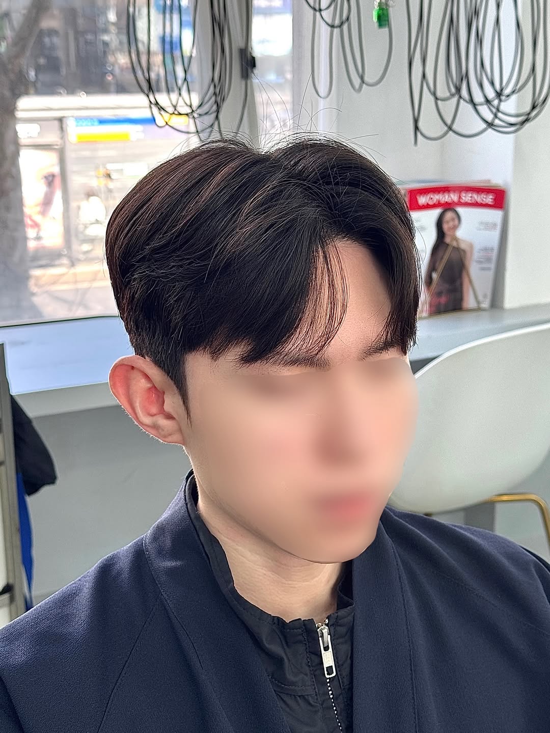 장한평역 미용실 헤어샵426 애즈펌 · 가르마펌 시술 사진