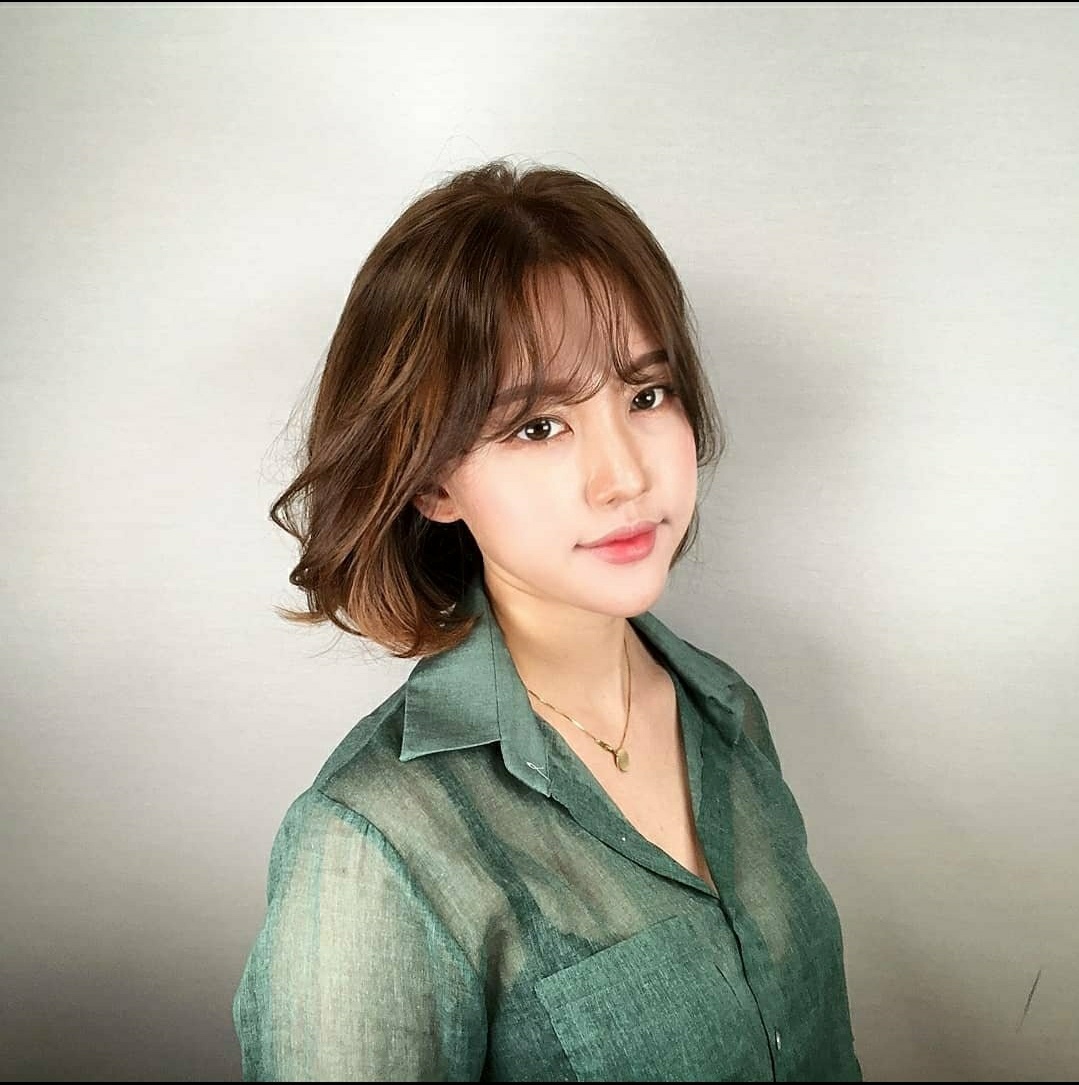 장한평역 미용실 헤어샵426 밀크브라운 레이어드 시술 사진